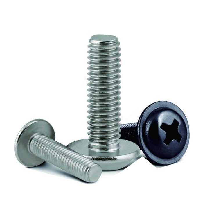 Custom Round Head Screws by Manufacturer Universal M3 M4 M5M8 Thread Size Zinc Plated Round Pan Washer Screw PWM DIN967 Intel1