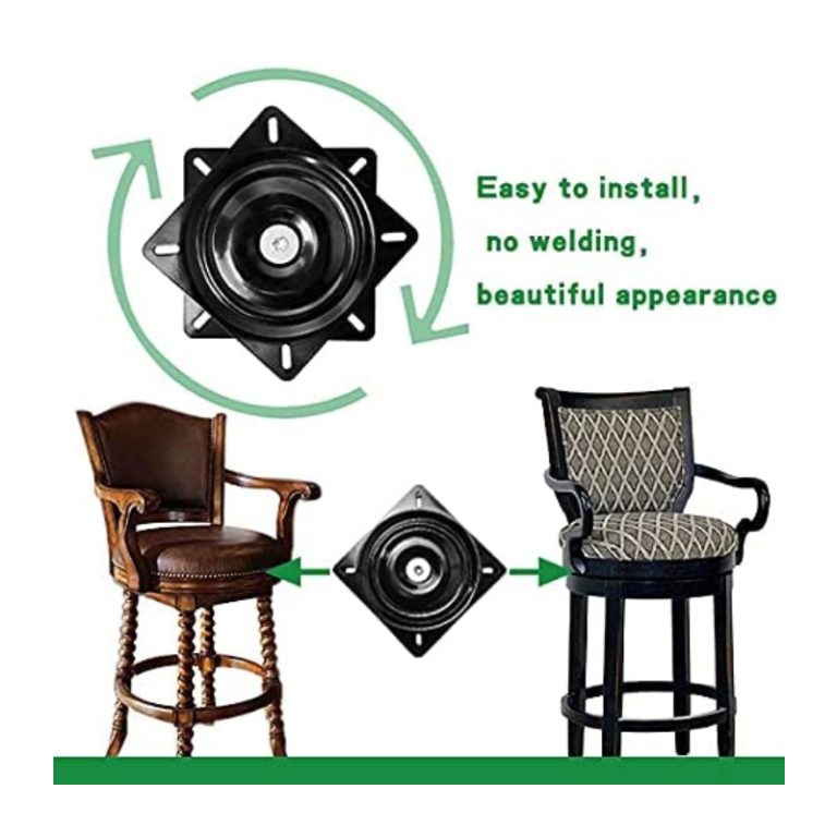 New Arrivals Furniture Accessories Hardware Black Metal Swivel Plates Swivel Chair Mechanism Metal Bar Stool5