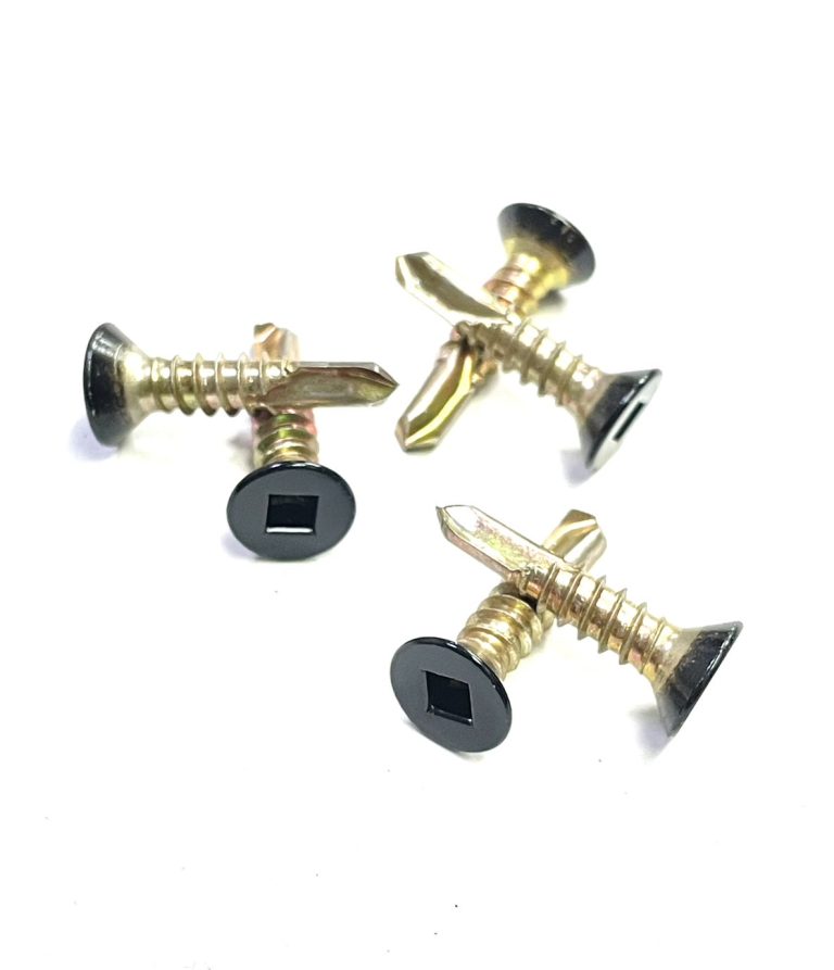 Square Csk Head Self Drilling Screws Head Painted3