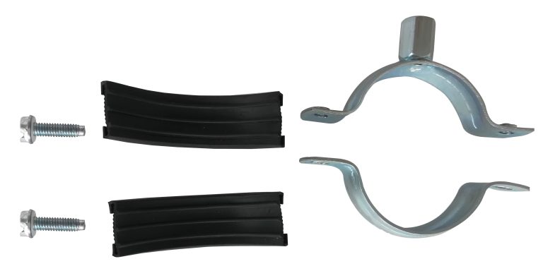 Heavy Duty Rubber Lined Hose Clamp, Galvanized Steel Hinged Clamp,Rubber Lined Split Clamp