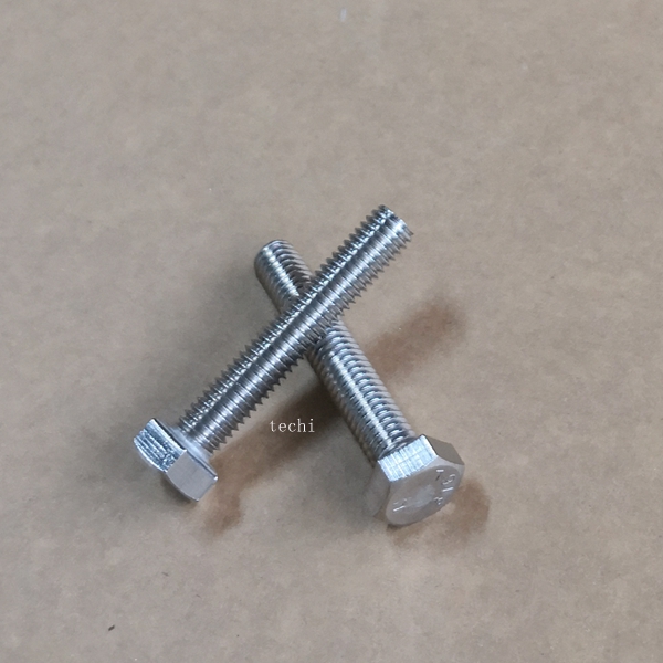 Zinc Plated Hexagon Head Bolt Screws (2)