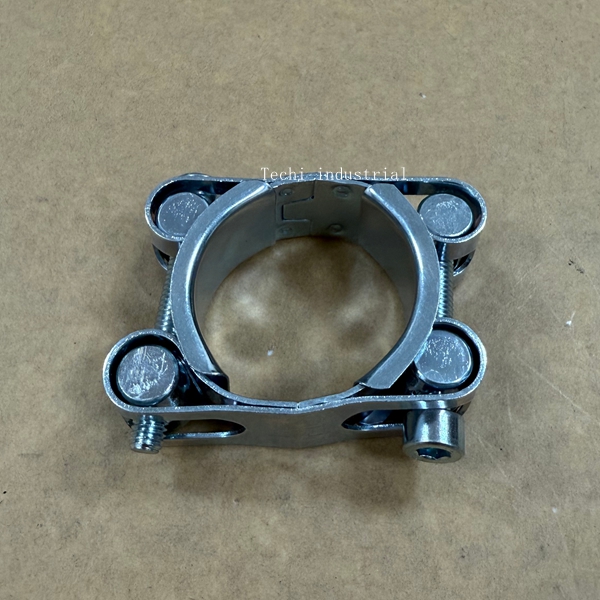 Heavy Duty 304 Stainless Steel Double Head Double Layer Hose Pipe Clamp (4)