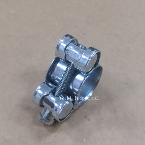 Heavy Duty Single Bolt Solid Strong Hose Clamps (4)