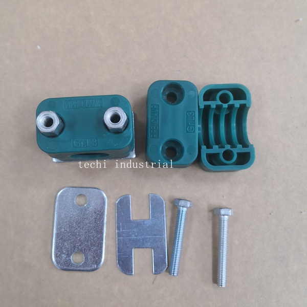 Light Duty Two Layers Hydraulic Plastic Hose Clamp (2)