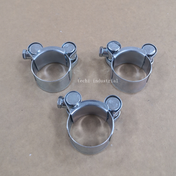 T-Bolt Hose Clamps Stainless Steel Heavy Duty Adjustable Tube Clamps (2)